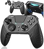 MOCHENG Wireless Game Controller Konsole für 4 Gamepad Joystick mit programmierbarer Back Button Support Turbo kompatibel mit Playstation 4 / PS4 Slim / PS4 Pro / Windows / PC / IOS13