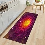 Moderne 3D gedruckte Küchenteppiche, Schlafzimmer und Wohnzimmer dekorative Fußmatten, rutschfeste waschbare Teppiche für Badezimmer A18 40x120