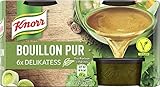 Knorr Bouillon Pur Dekikatess Ohne Farbstoffe, Konservierungsstoffe und geschmacksverstärkende Zusatzstoffe, 1er Pack (1 x 168 g)