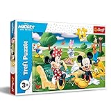 Trefl 14344 Micky Freunden, Disney Mickey Mouse and Friends 24 Maxiteile, Kinder ab 3 Jahren Puzzle, Mehrfarbig