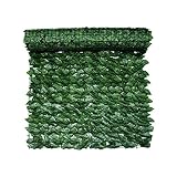 JKXWX Gartenzaun 1 Rolle Künstliche Hecke Datenschutz Pflanze Zaun Grünes Blatt-Wand-Dekoration for Garten Gartenzäune (Color : 0.5x1M)