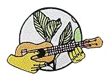 Gitarre spielen Patch zum Aufbügeln | Musik Patches, Guitar Bügelbild, Hippie Flicken, Instrument Aufnäher Finally H