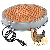 Geflügeltränke Heizbasis, 120v Heizplatte für Geflügeltränke Huhn Wasser Heizung Geflügel F