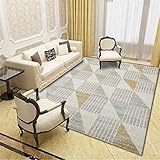 Moderne teppiche Grauer Teppich, Streifenmuster, schlicht und warm, lichtechter Anti-Ermüdungs-Teppich auslegware teppichboden ,grau,180x200