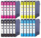 20 Druckerpatronen XL ersetzen Epson T1291 T1292 T1293 T1294 geeignet z.B. für Epson Stylus SX230, Stylus SX235, Stylus SX420, Stylus SX425, WF 3520, WF 3530, WF 3540