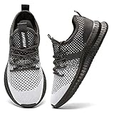 CAIQDM Schuhe Herren Laufschuhe Sneaker Outdoor Sportschuhe Turnschuhe männer Joggingschuhe atmungsaktiv Running Shoes Men Walking Schuhe Freizeitschuhe Fitness Schuhe Grau 42 EU