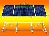 PV Solar Unterkonstruktion Aufständerung für 4 Module von bau-tech Solarenergie GmbH