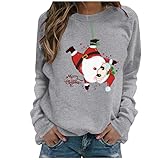HHOP Weihnachtskleid Blusenjacke Damen Damenmode Sale Oberteile Pakistani Dresses for Women eid top rot Damen Pullover elegant Pullover v Ausschnitt Damen Sommer Tops Damen Shacket Jacke D