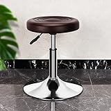 PenghaiYunfei Modern Bar Stool PU Leather, Adjustable Height Rotating Stool Beauty Office Home Kitchen Bar Slip S