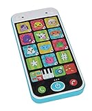 Simba 104010002 – ABC Smartphone für Kinder, Spielzeughandy mit Licht, Sound, verschiedenen Melodien und Tiergeräuschen, für Kinder ab 12 M