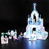 BRIKSMAX Led Beleuchtungsset für Lego Disney Princess Elsas magischer Eispalast,Kompatibel Mit Lego 41148 Bausteinen Modell - Ohne Lego S