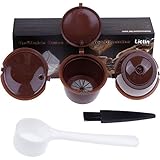 Lictin 3 Pack Dolce Gusto Kaffeekapsel Wiederverwendbare i cafilas Kaffeekapselfüllung Mehr als 100 Verwendet Ersatz Kapsel Kaffeeduck