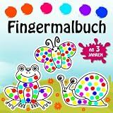 Fingermalbuch Ab 3 Jahren: Fingerstempelbuch Tiere zum Malen und Basteln - Finger Malspaß für Kinder ab 3