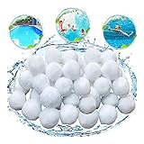 KATELUO Filter Balls 700g Filtermaterial für Poolpumpe,rsetzen 25 kg Filtersand für Pool S