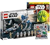 Lego Set - Clone Troopers der 501. Legion 75280 + Star Wars Heft Nr. 77 (Comics, Poster) mit Polybag Widerstands A-Wing