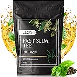NEU! Fast Slim Tee | Diätunterstützung | 105g | 30 Tage Kur | Exklusive Kräutermischung mit Ingwer Chili & Löwenzahn Abnehmen | Stoffwechselanreg