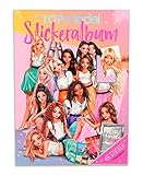 Depesche 11421 TOPModel - Stickeralbum, Sammelheft mit 16 Seiten voller spannenden Infos zu den Models und 45 in Tütchen verpackte Sticker zum Einkleben, ca. 23 x 31,5 cm groß