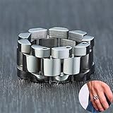 DSBN 10Mm Edelstahl Uhrenarmband Link Ring Für Männer Uhrenarmband Ringe Herren Hip Hop Schmuck 12