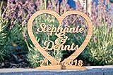 Individuelles Geschenk zur Hochzeit aus Holz'Herz'