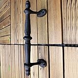 CiaoyueWuu 5 Arten Retro Europäischen Gusseisen Türgriff Türgriff Dekoration Wand Tür Dekoration (Size : D)