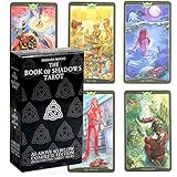 DZC Das Buch Der Schatten Tarot, Tarot Board Spiel, Indoor Board-Spiel, Geeignet Für Party- Und Urlaubskarten (Taschen, Tischdecken)