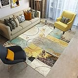 Kunsen Flach Moderner, minimalistischer Wohnzimmer-Schlafzimmer-Teppich ist umweltfreundlich und schön messeteppich Kunsen fußboden Balkon Jungenteppich200x270CM