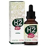 NATURAL VITAMINS® Vitamin K2 MK-7 200 µg I Höchster All-Trans Gehalt 99,7+% (K2VITAL® von Kappa), natürlich fermentiert I 1700 Tropfen (50ml) I Laborgeprüft, Vegan, in Deutschland p