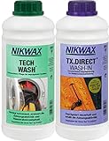 Nikwax Bekleidungswaschmittel Tech Wash+TX-Direct, 2x1l, transparent, One size, 303410000