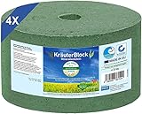 imima Mineralleckstein Pferd KRÄUTERBLOCK Salzleckstein Set mit 4 x 3kg | Salzlecksteine für Pferde, Schafe, Ziegen, Wild und Rind | Salz Leckstein M