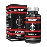 MENFIT® Power | kraftvoll & potent | Einzigartige Rezeptur mit Tribulus terrestris, Cordyceps sinensis, Maca, Selen, Ashwagandha, Ingwer, Vitamin C, Zink, Made in Germany