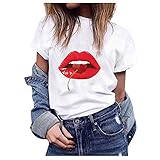 ETHKIA Damen Tops Damen metallic top hoher Kragen schnürung Tank top glänzende Crop top Party Oberteil Clubwear Ballkleider damenblusen Langarm Teenager mädchen k(#NJ-A07 Damen Tshirts, XL)