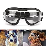 Namsan Hundebrille Netive Haustier-Sonnenbrille Wasserdicht Winddicht Augenschutz für Groß/Mittel H