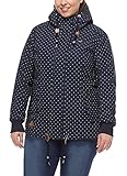 Ragwear Damen Winterjacke Danka Dots Plus 2121-60051 Navy (2028) 44