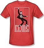 Elvis Presley - - Männer Jailhouse EIN T-Shirt in rot, X-Large, R