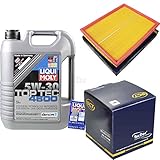 Filter Set Inspektionspaket 5 Liter Liqui Moly Motoröl Top Tec 4600 5W-30 SCT Germany Luftfilter Ö