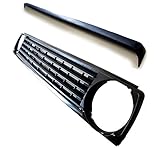 Kühler- Sport- Front- Rippen- Grill ohne Emblem Schwarz + Böser Blick Sp