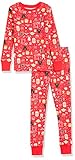 Amazon Essentials Jungen Disney Star Wars Marvel Snug-fit Cotton Pajamas Sleepwear Sets, 2-Piece Star Wars Holiday, M