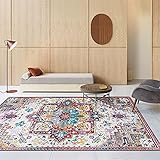 EUYXCRV Böhmischer Wohnzimmer-Teppich, Kristall-Samt-Teppich-Sofa-Couchtisch-Kissen, Schlafzimmer-Teppich, Innendekorations-Decke 160 x 200