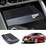 Kucok Kabellose Kfz-Ladegerät-Halterung für Nissan Altima 2019–2020, Ausgangsleistung von 10 W, QC 3.0, schnelles Laden, kompatibel mit iPhone, Samsung, USB-Port, 36 W kabellose Ladeg