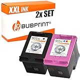 Bubprint Kompatibel Druckerpatronen als Ersatz für HP 901 XL für OfficeJet 4500 Wireless J4500 J4524 J4535 J4540 J4545 J4550 J4580 J4600 J4585 J4624 J4660 J4680 J4680C Schwarz und Dreifarbig 2er-Pack