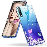 Liquid Crystal Clear Kompatibel für Huawei P30 Lite Hülle Marmor TPU Silikon Handyhülle Transparent Durchsichtig Schutzhülle Ultra Dünn Slim mit Muster Case für Huawei P30 Lite /P30 Lite New E