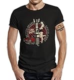 Gasoline Bandit T-Shirt original Biker Racer Rockabilly Hot-Rod Design: Better Spark XXXXL