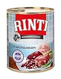 Rinti Kennerfleisch mit Geflügelherzen, 12er Pack (12 x 800 g)