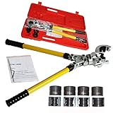 RainWeel 6T Rohrpresszange Rohr Handpresszange Rohrverbindungen Presszange für 16-32mm Aluminium Kupferrohr Verb