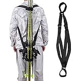 WINBST Ski Tote, Ski Tragegurt,Ski und Pole Rucksack Träger Ski und Pole Tragen Sling Strap Ski Schulter Gurt 38mm Riemen b