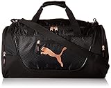 PUMA Evercat Damen Duffel Bag Candidate, Schwarz/Rotgold, Einheitsgröß