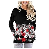 soxxcs Damen Oberteile die den Bauch kaschieren Damen Sommer t-Shirt Basic Kurzarm Tops Rundhals lockere Oberteile solide Casual Shirts Oberteile Frauen Sommer rubyw