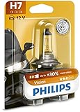 Philips 12972PRB1 Vision +30% H7 Scheinwerferlampe 12 V, 55 W, 1er B