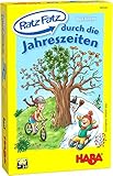 HABA 305547 - Ratz Fatz durch die Jahreszeiten, Spielesammlung mit 5 Lernspielen für Kinder ab 3 Jahren, Reaktionsspiele für 1 - 6 Spieler von 3 - 8 Jahren, Spieldauer 10 M