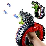 Wasserpistole Elektrisch Spielzeugpistolen 40 Burst Electric Blasting Toy Dinosaur Shooting Toy Soft Bullet Automatic Wrist Toy Built-in Rechargeable Battery G